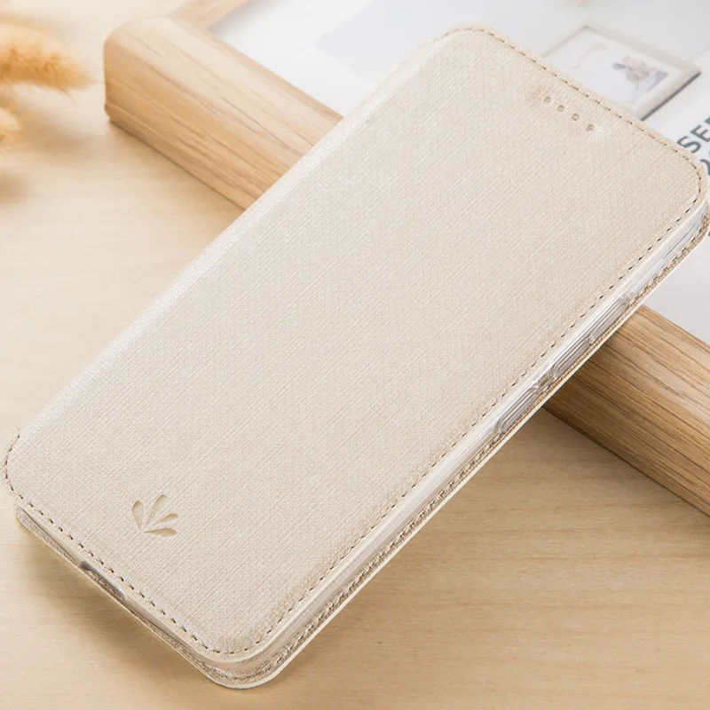 Для Xiaomi Mi a1 A2 A3 Роскошный Матовый кожаный бумажник слот для карт тонкий чехол Магнитный чехол С Откидывающейся Крышкой-подставкой - Цвет: Золотой
