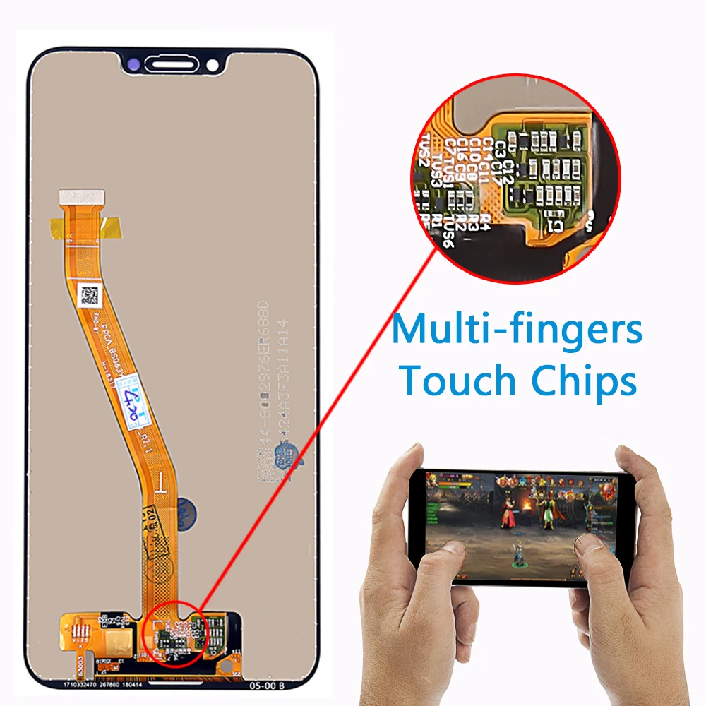 Для Huawei Honor Play COR L29 AL00 ЖК дисплей сенсорный экран 10 сенсорных сенсоров дигитайзер