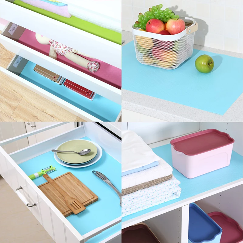 

1/4 Pcs Refrigerator Pad Antibacterial Antifouling Mildew Moisture Absorption Pad Refrigerator Mat Pad Home Accessories