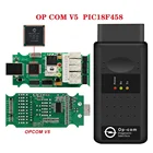 Opcom V1.99 с PIC18F458 OP com V5 Плата диагностический интерфейс автомобильный диагностический инструмент для Opel, Opcom V1.99 Op com OBD2 сканер