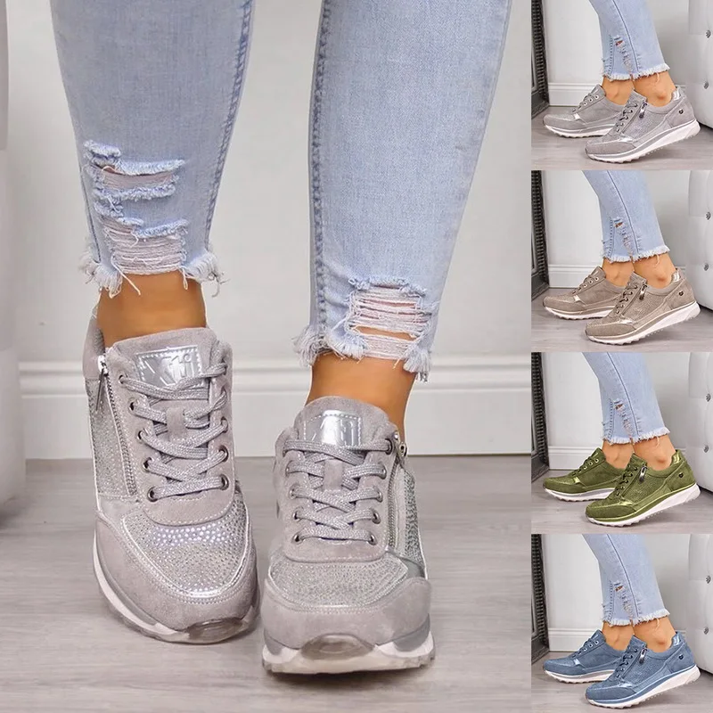 Женская прогулочная обувь для бега из сетчатого материала Модные слипоны на