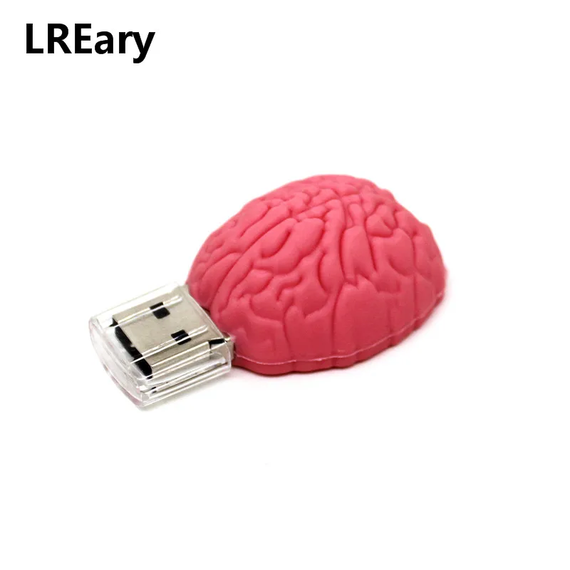 USB флеш-накопитель, мультяшная модель человеческих органов, флеш-накопитель, 64 ГБ, карта памяти, 4 ГБ, 8 ГБ, 16 ГБ, 32 ГБ, флешка для мозга/сердца/спермы/зубов/почек