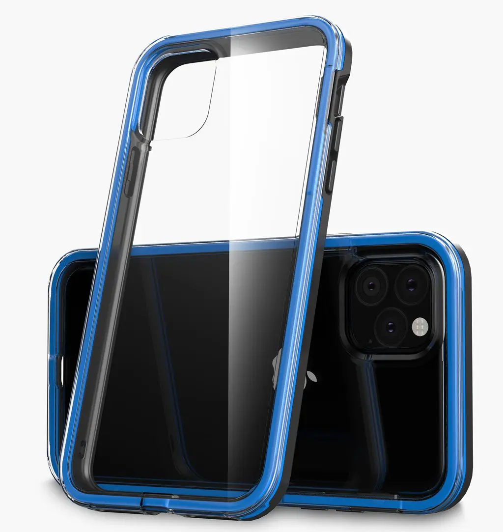 Чехол для iPhone 11 Pro Max однотонный комбинированный чехол из ТПУ и поликарбоната