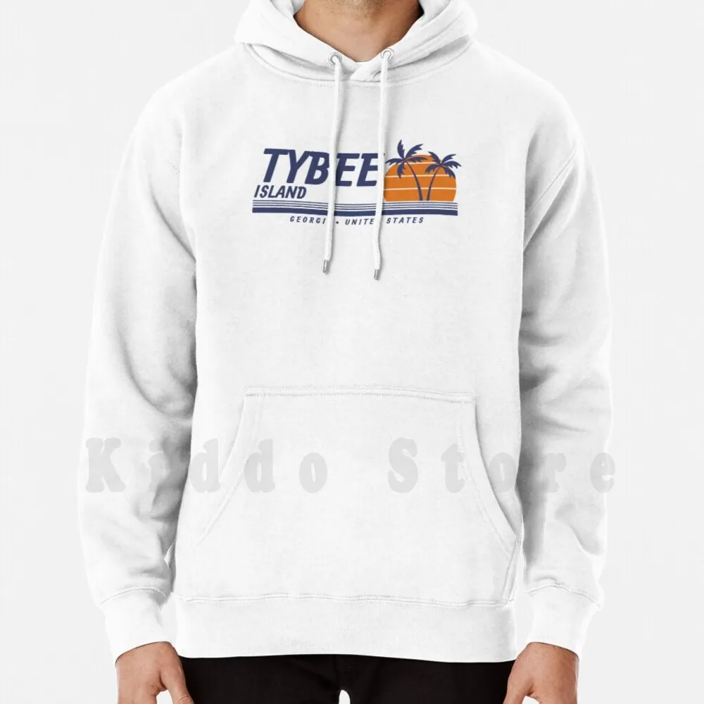 Tybee Island hoodie long sleeve Tybee Ga Georgia Usa United States America Beach Island Tropical Summer