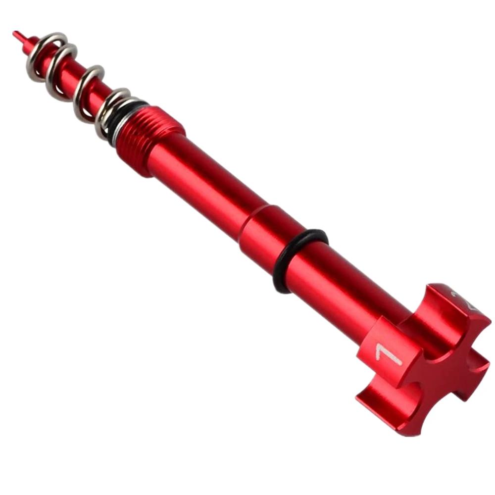 

Motorcycle Red Air/Fuel Mixture Screw Adjuster Keihin FCR Carb Compatible with Honda Yamaha Kawasaki Suzuki CRF YZF WR KXF KLX