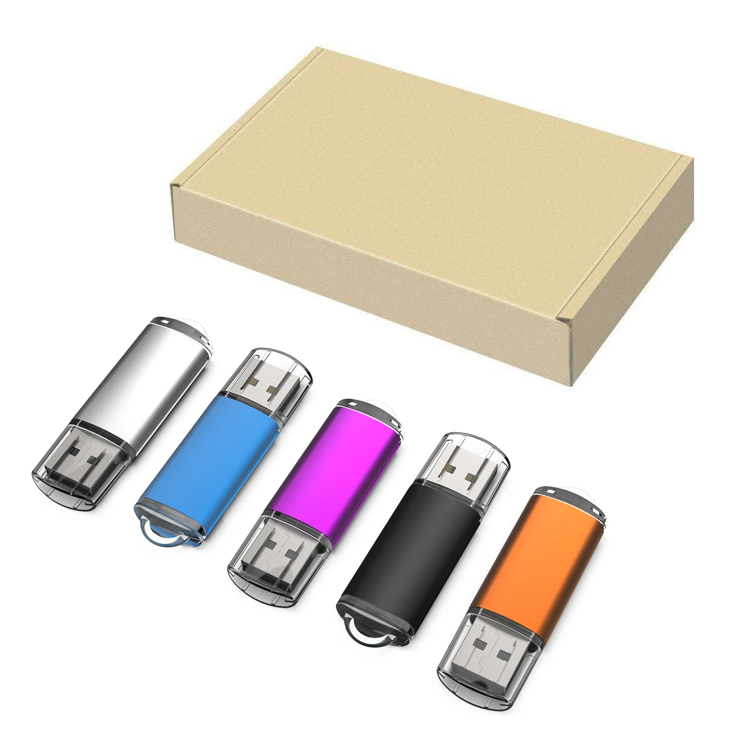 

TOPESEL 5PCS USB 2.0 Flash Drive Flash Stick Thumb Pen Drive Storage U Disk Gift