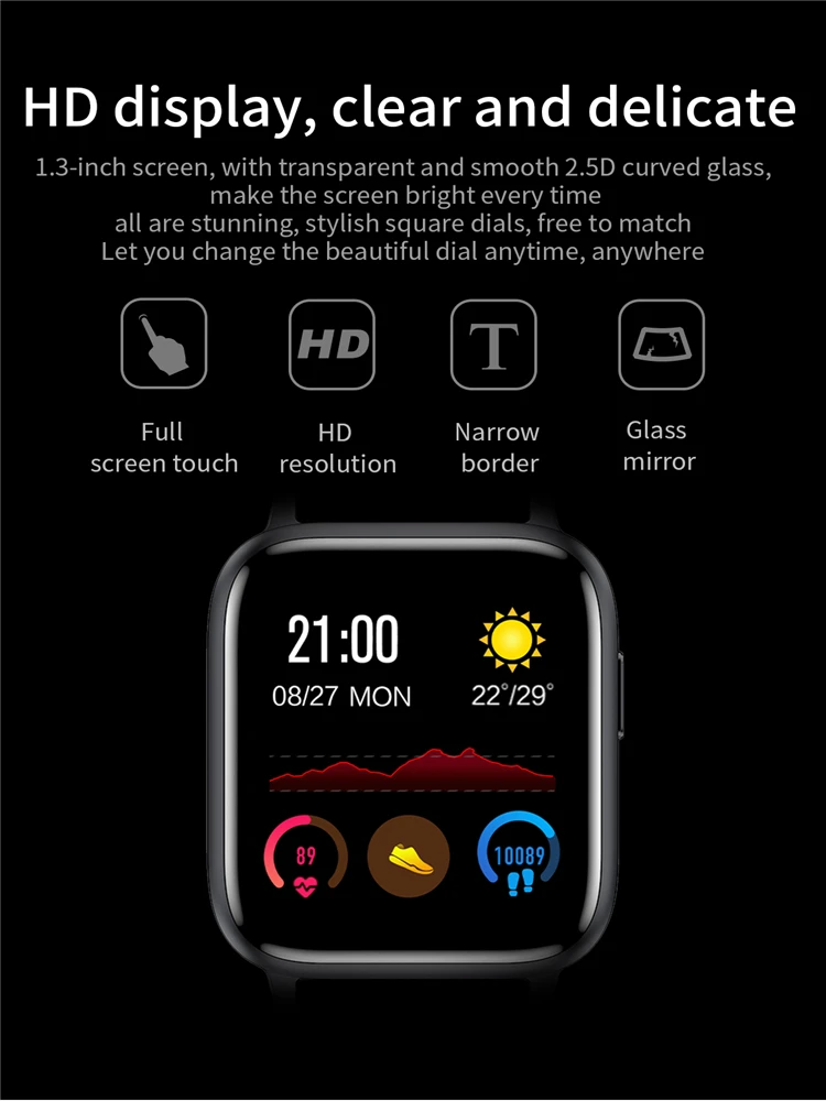 

The New Unisex Smart Watch Bluetooth Call Smartwatch Clock Sports Fitness Bracelet For Xiaomi Android Huawei Glory IOS