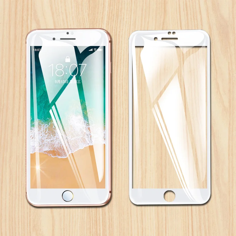 30D полное покрытие закаленное стекло для iPhone 6 6s 8 7 Plus защита экрана на X XS MAX XR