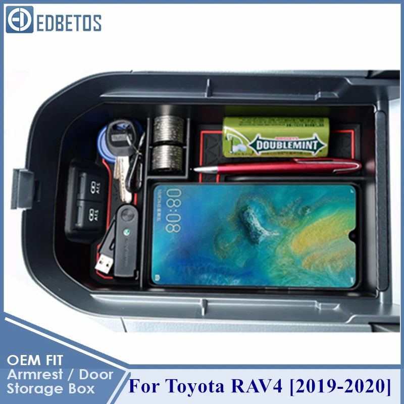 Для Toyota RAV4 RAV 4 2019 2020 аксессуары подлокотник коробка для хранения центральная