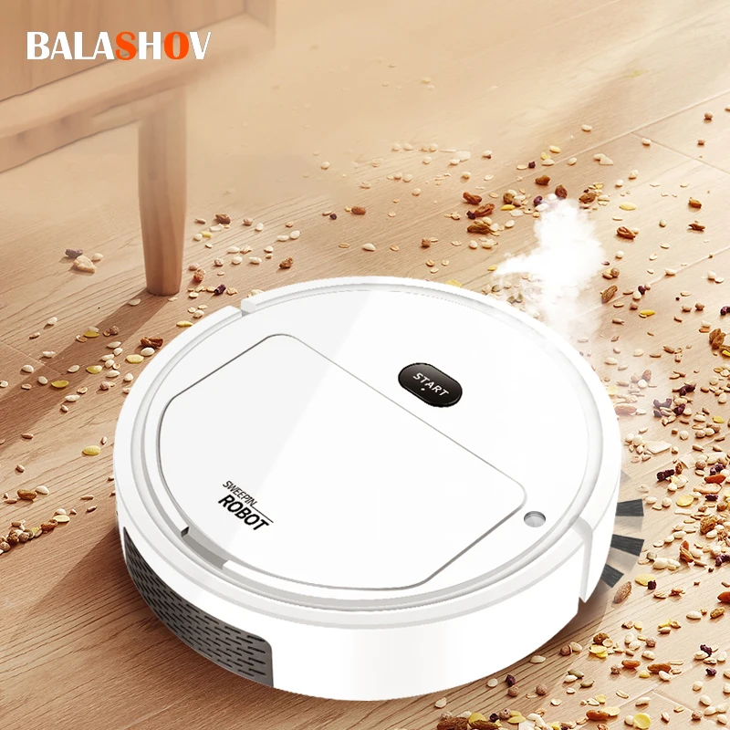 

4-In-1 Wet and Dry Robot Vacuum Cleaner Mopping Dust Vacuuming Humidification Rechargeable Electric Sweeper Smart Floor Cleaner