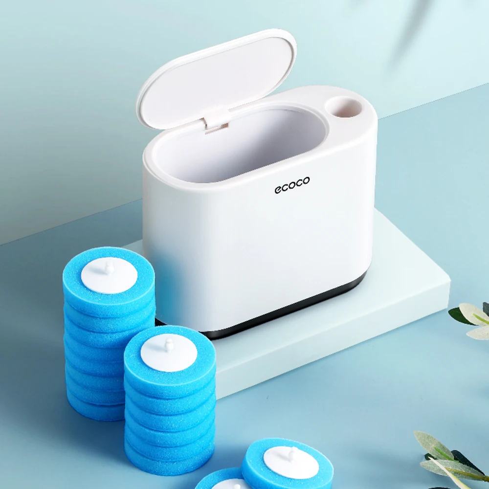 ecoco disposable toilet brush with cleaning liquid toilet long handle replacement brush head cleaner set for bathroom free global shipping