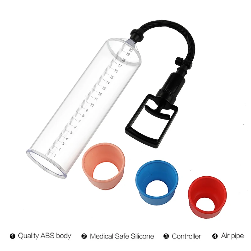 Мужской насос для пениса кольцо с силиконовым рукавом удлинитель аксессуары