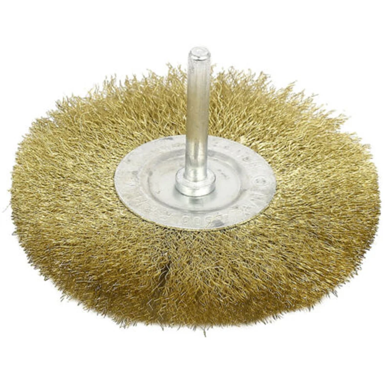 

Stainless Steel Wire Wheel Brush Arbor 6mm For Derusting Polishing Grinding 1x