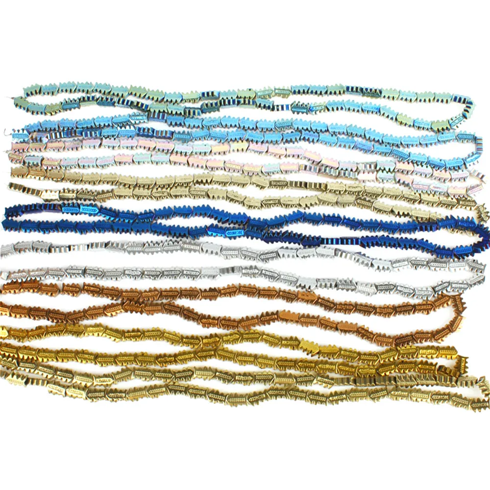 Бусины россыпью в форме рыбок из гематита 4 х7 мм 16 дюймов | Украшения и аксессуары