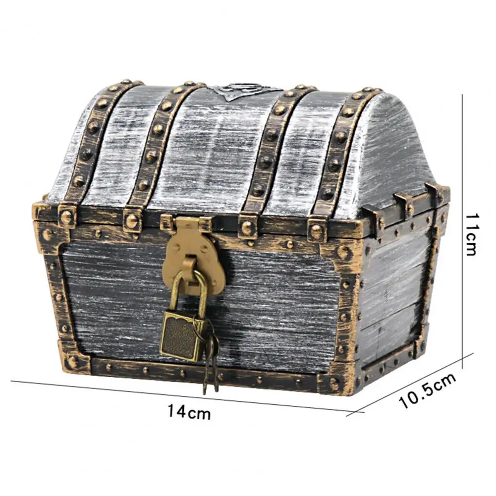 

Universal Pirate Treasure Model High Simulation Light Weight Interesting Transparent Pirate Treasure Gem Box for Entertainment