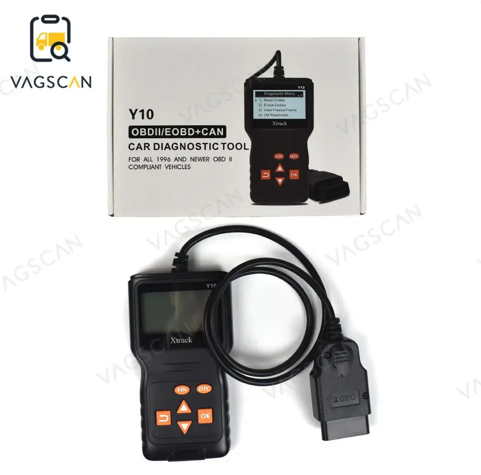 

Automobile Diagnostic Scanner OBDII Y10 Reader Scan Tool Fault Code Reader with Reading and Clearing Error Codes