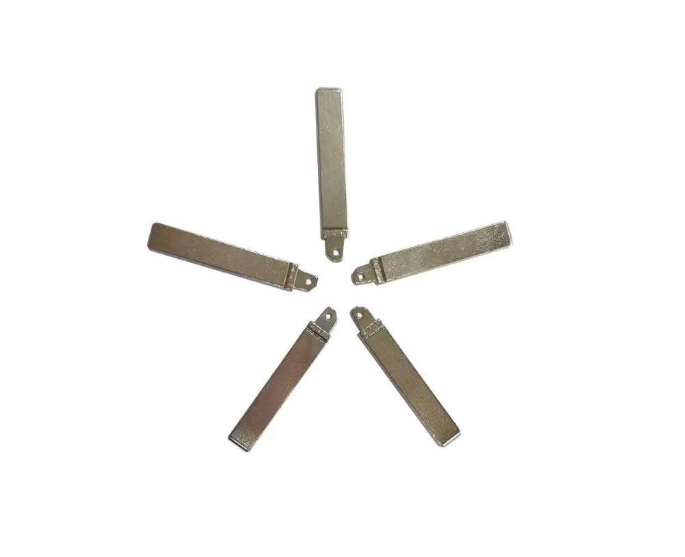 

10/30/50pcs Metal Blank Uncut Flip Remote Key Blade For Hyundai New Verna Kia New K5 Flip Folding Remote replacement blade