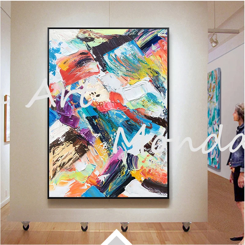 

Abstract Wall Art Canvas picture handmade Wall Graffiti Art oil Paintings On The Wall Modern Wall pictures For Bed Room Cuadros