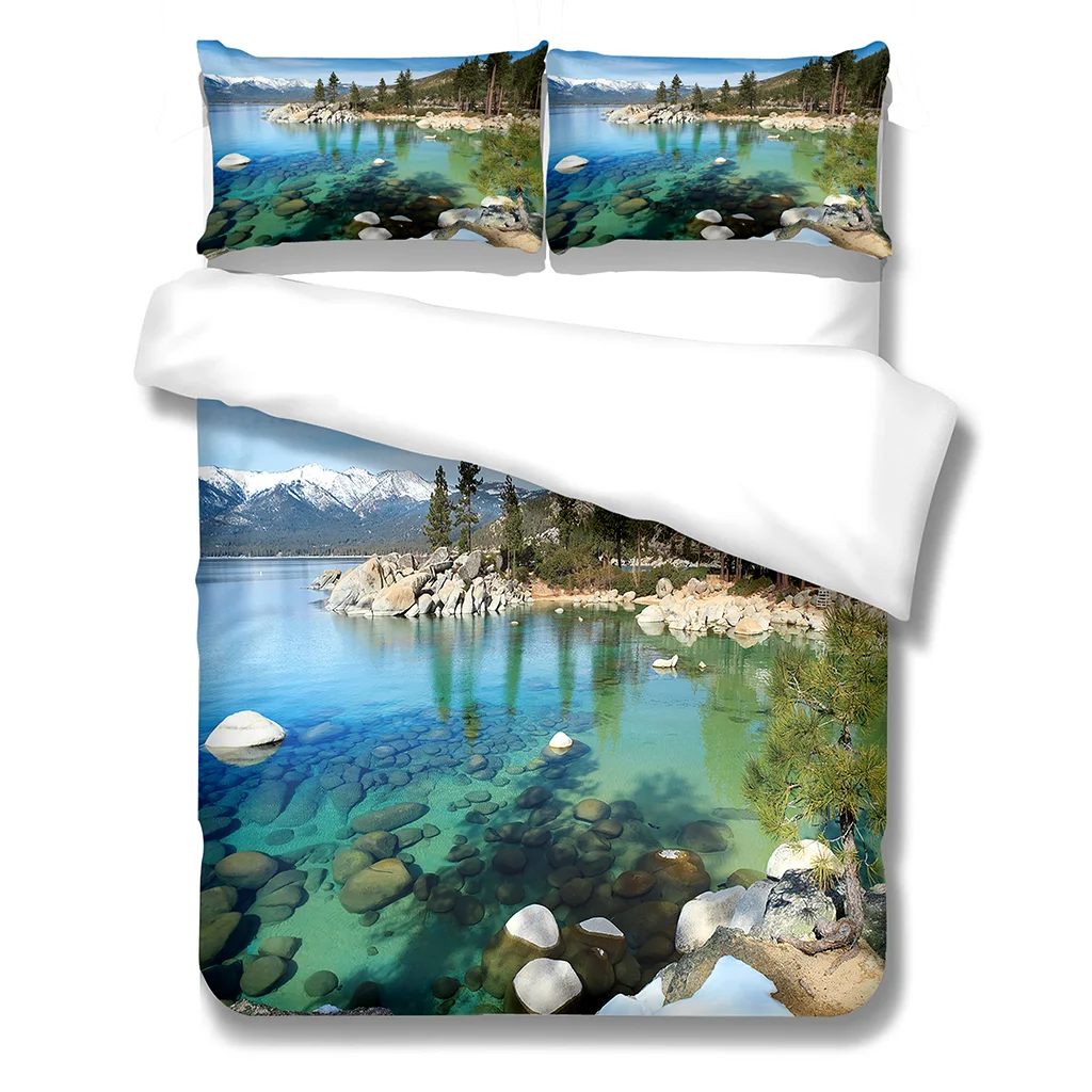 Комплект постельного белья ALWSREH для дома роскошный пододеяльник постельное