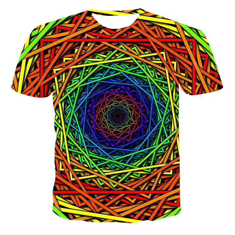 

2021 New 3D Summer Fashion T-shirt Men Women Abstract Leisure T-shirt Men Street T-shirt funny t shirts Clothing