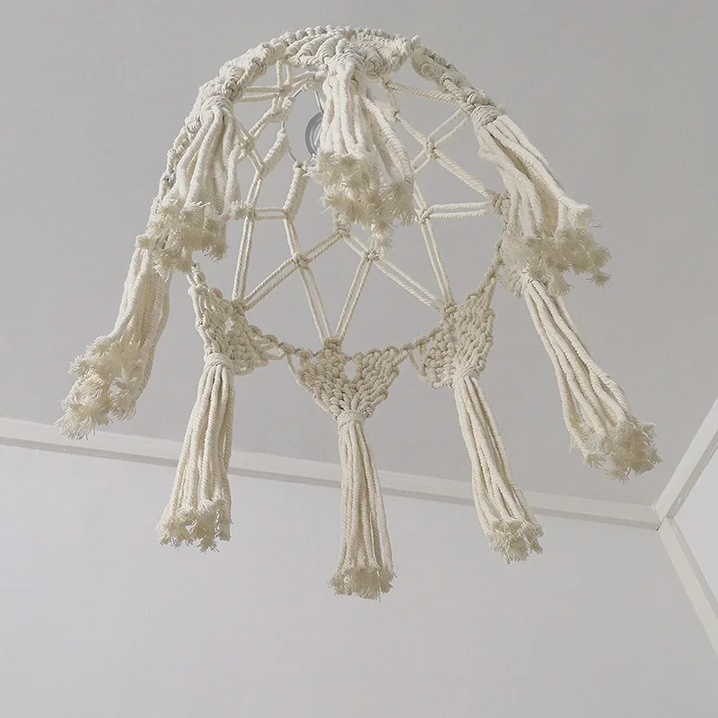 Ручной Работы Люстра макраме абажур ткачество украшения дома гобелен настенный