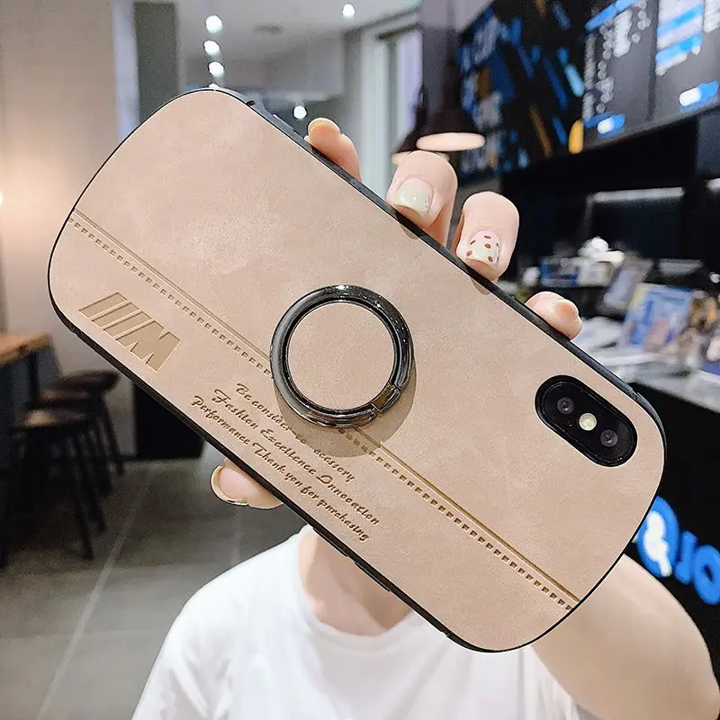 Кожаный чехол для Iphone Xr, кольцо на палец, чехол для Iphone 6, 7, 8 Plus, Iphon Xs Max, роскошный X Чехол, защита для Iphone 6 S