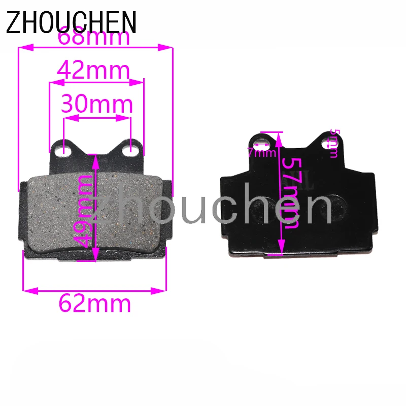 Передние и задние тормозные колодки для мотоцикла YAMAHA FZR 400 1988 1990 R 1989 RSP 1987