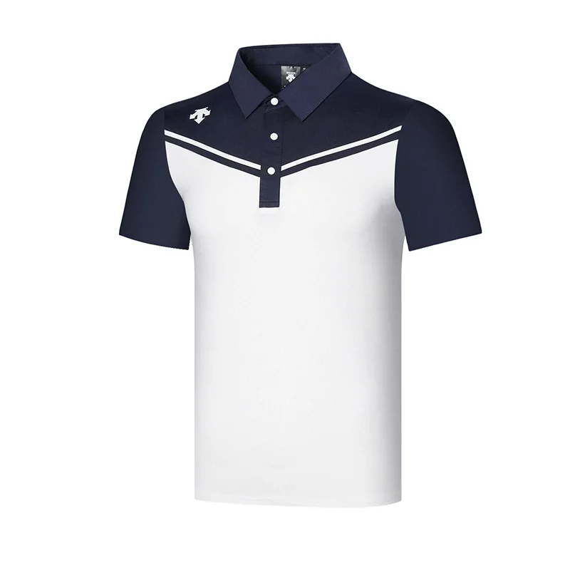 

Golf shirt man summer short sleeve quick dry