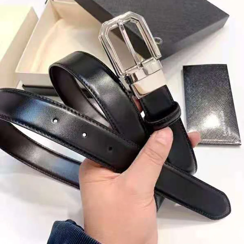 

Ремень Мужской Двусторонний из высококачественной кожи, 3,0 см