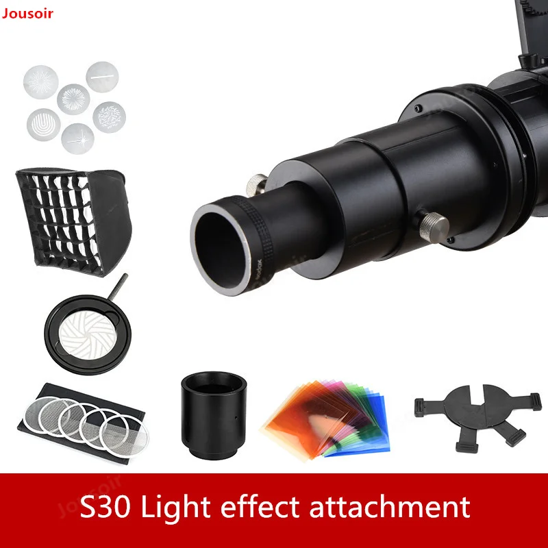 Godox S30 Аксессуары для фотографии заполняющий свет Прожектор проекционный объектив цветной свет Стенд Пакет CD50 T03