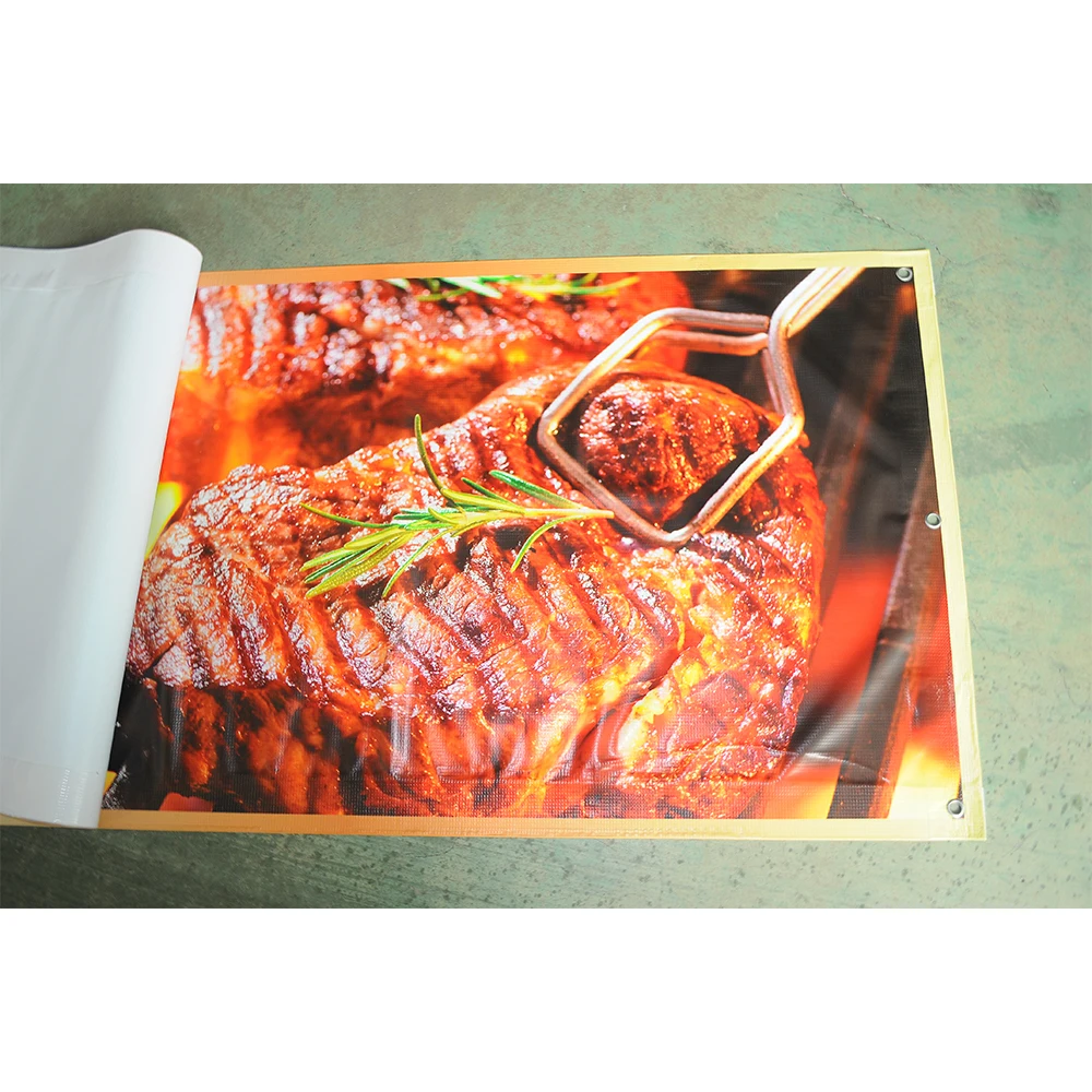 Пользовательский наружный виниловый рекламный баннер с принтом|Флаги баннеры и