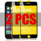Стекло с полным покрытием 9D для iphone 8 plus, 2 шт., Защитное стекло для iPhone 7, 8 Plus, 7plus, 8 plus, 7G, 8G, 7 + Защитная пленка для экрана
