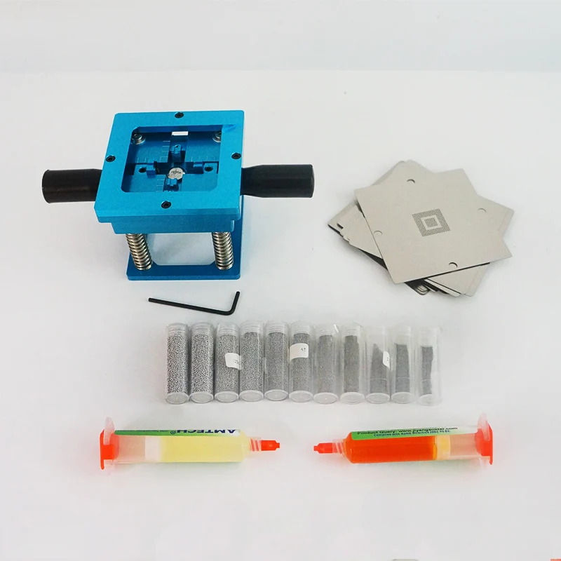 90 мм BGA станция для риболлинга с универсальным комплектом трафаретов инструменты