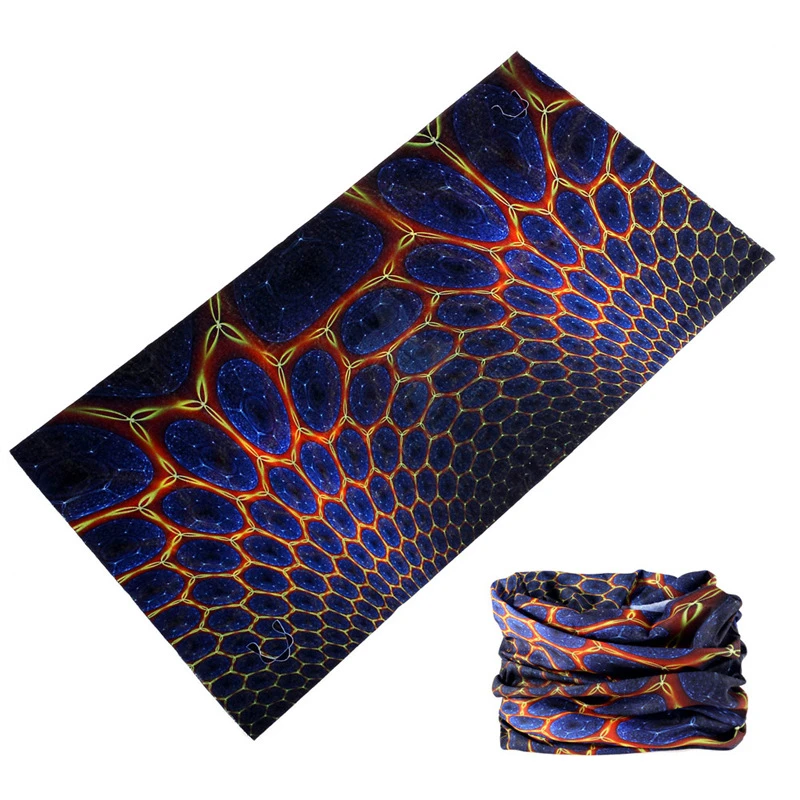 Men Cycling Foulard Moto Head Scarf 2019 Crocodile 3D Neck Warmer Face Mask Ski Balaclava Headband Gaiter Bandanas | Спорт и