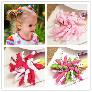 Заколки для волос для девочек, для девочек, с лентой коркера