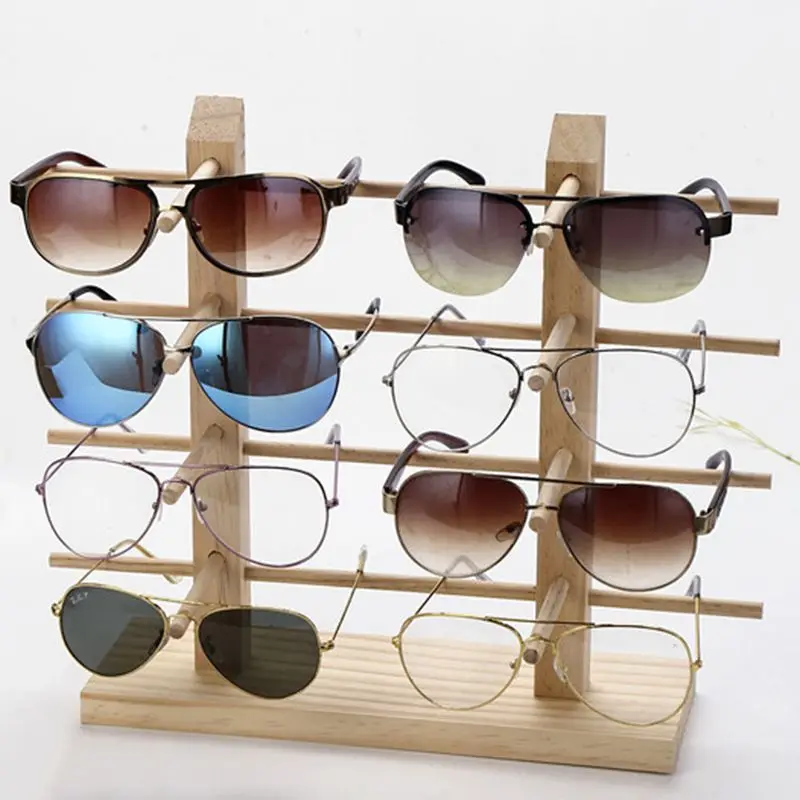 Витрина для очков многослойная деревянная витрина очков|Подставки хранения и