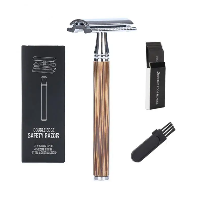 

Safety Shaving Razor With Small Brush Manual Shaver Razor Beard Tools Shaver For Men Shaving Machine Cassettes For Beard Shavett