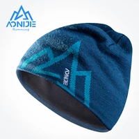 aonijie m31 men male warm soft wool cap sports knit beanie hat velvet lining for running jogging cycling skiing camping