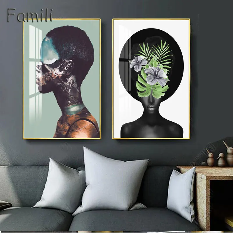 Акварельная картина на холсте с принтом HD постер розовыми цветами для женщин