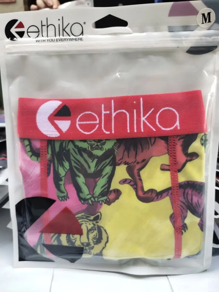 

Ethika 2020 Man Boxers Home Casual Holiday Silk Underwear Men Comfortable Underpants Soft Breathable Male Panties Funny Men