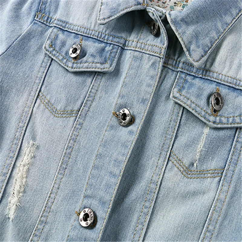 Новинка 2021 осенняя короткая приталенная Повседневная джинсовая куртка большого