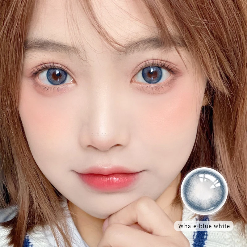 ovolook 1 pair2pcs lenses new 10 different colored lenses for eyes vision correction beauty prescription eye contact lenses free global shipping