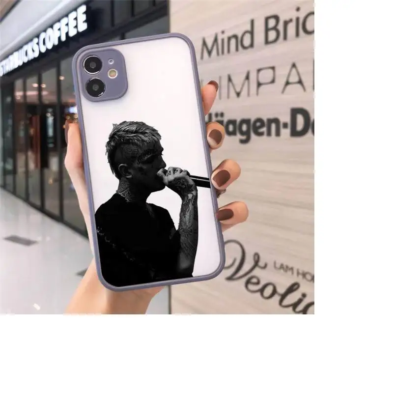 

lil peep Phone Case matte transparent For gray iPhone 7 8 x xs xr 11 12 pro plus max mini Funda Clear