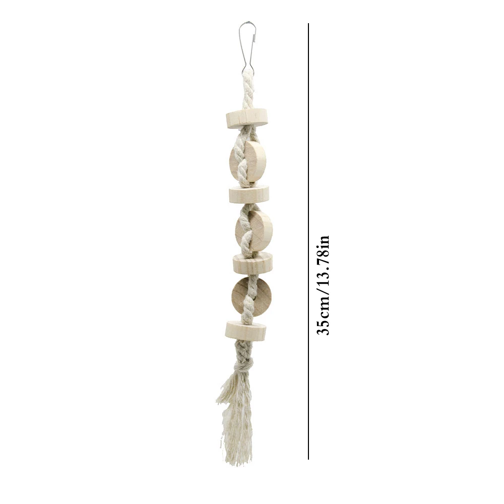 Травмированный тюнг 7 шт игрушки для птиц Cockatiel Parrot и аксессуары Perch основной цвет