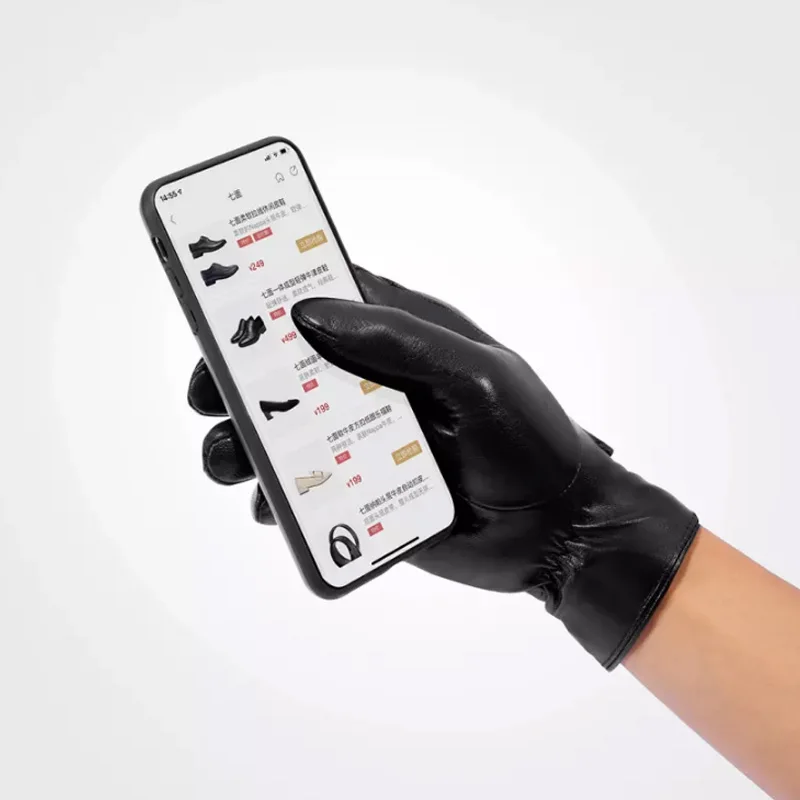 Новейшие Xiaomi Mijia 7th мужские/wo мужские перчатки из овечьей кожи с сенсорным экраном из испанского сырья для модного подарка повседневная одежда