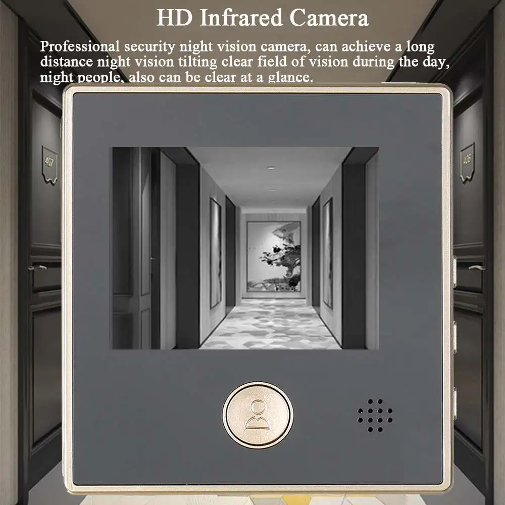 3-дюймовый Sy-1 TFT LCD HD цифровой дверной глазок звонок Электрический Обнаружение