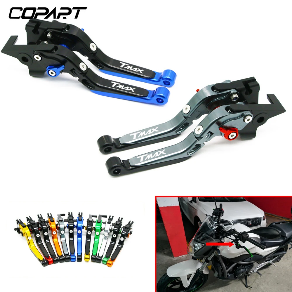 

For Yamaha TMAX 530 DX TMAX530 SX 2012-2017 TMAX 500 2001-2011 Motorcycle CNC Adjustable Folding Extendable Brake Clutch Levers