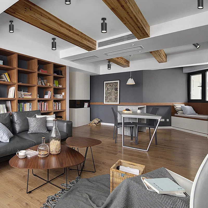 Surface Mounted Spotlight LED Ceiling Spot Light Downlight COB Source 10W 20W 30W Lamp Clothes Store Lighting | Лампы и освещение