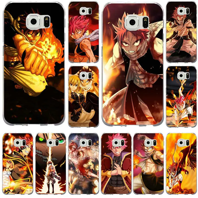 Аниме Манга Fairy Tail Логотип Мягкий силиконовый чехол для телефона samsung Galaxy Note 2 3 4 5 8