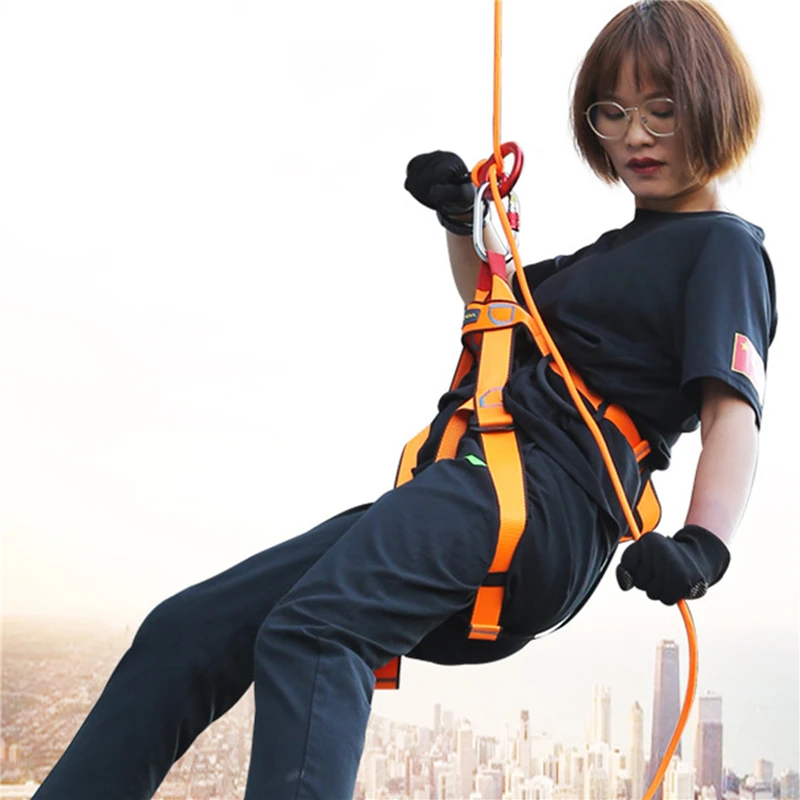 

Rock Climbing Carabine 9 Shape Rigging Descender Aluminum Figure Belay Device Rappelling Hoverable Downhill Equipment
